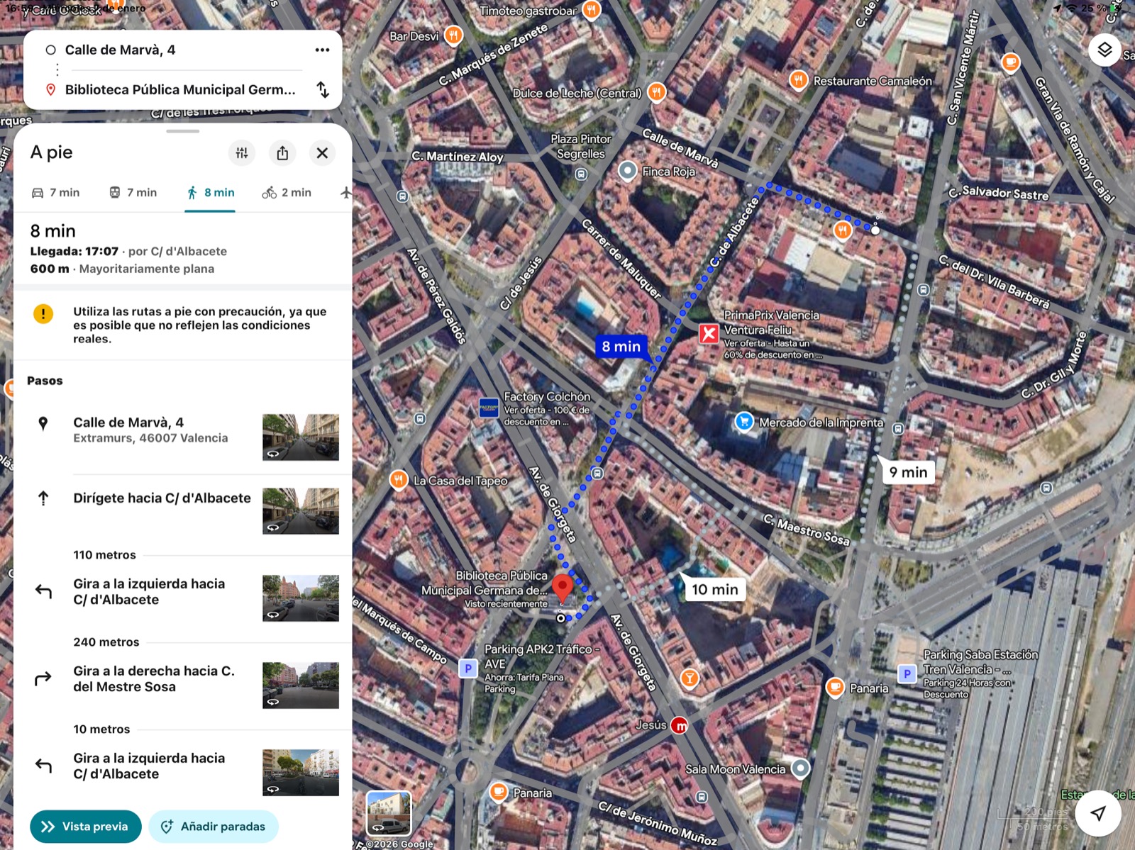 Biblioteca Pública Municipal Germana de Foix, exterior