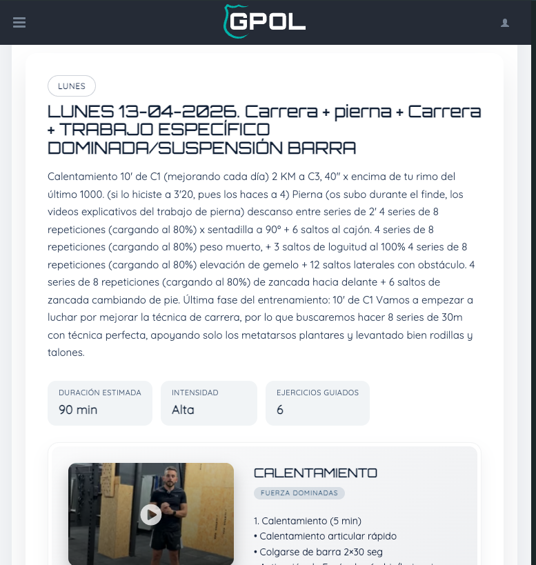 Plataforma online de entrenamiento guiado para opositores a Policía Nacional y Guardia Civil